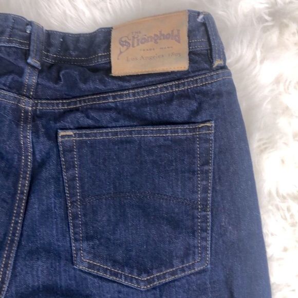 The Stronghold Relaxed Tapered Button Fly Dark Wash Jeans Size 32x30 - Picture 4 of 10